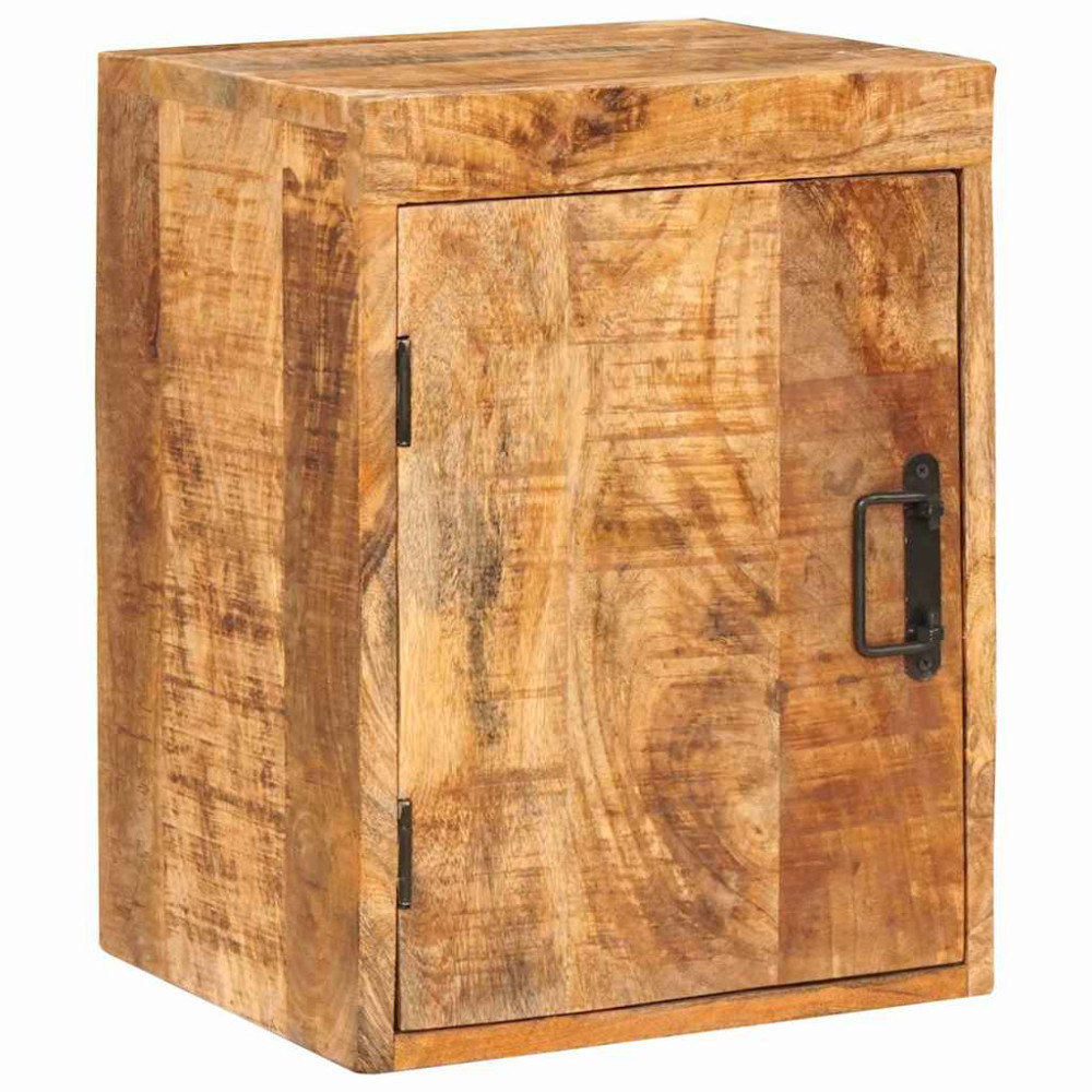 Produktbild för Sängbord 2 pcs Brun 35 x 33 x 48 cm Massivt mangoträ