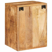 Produktbild för Sängbord 2 pcs Brun 35 x 33 x 48 cm Massivt mangoträ