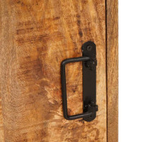 Produktbild för Sängbord 2 pcs Brun 35 x 33 x 48 cm Massivt mangoträ