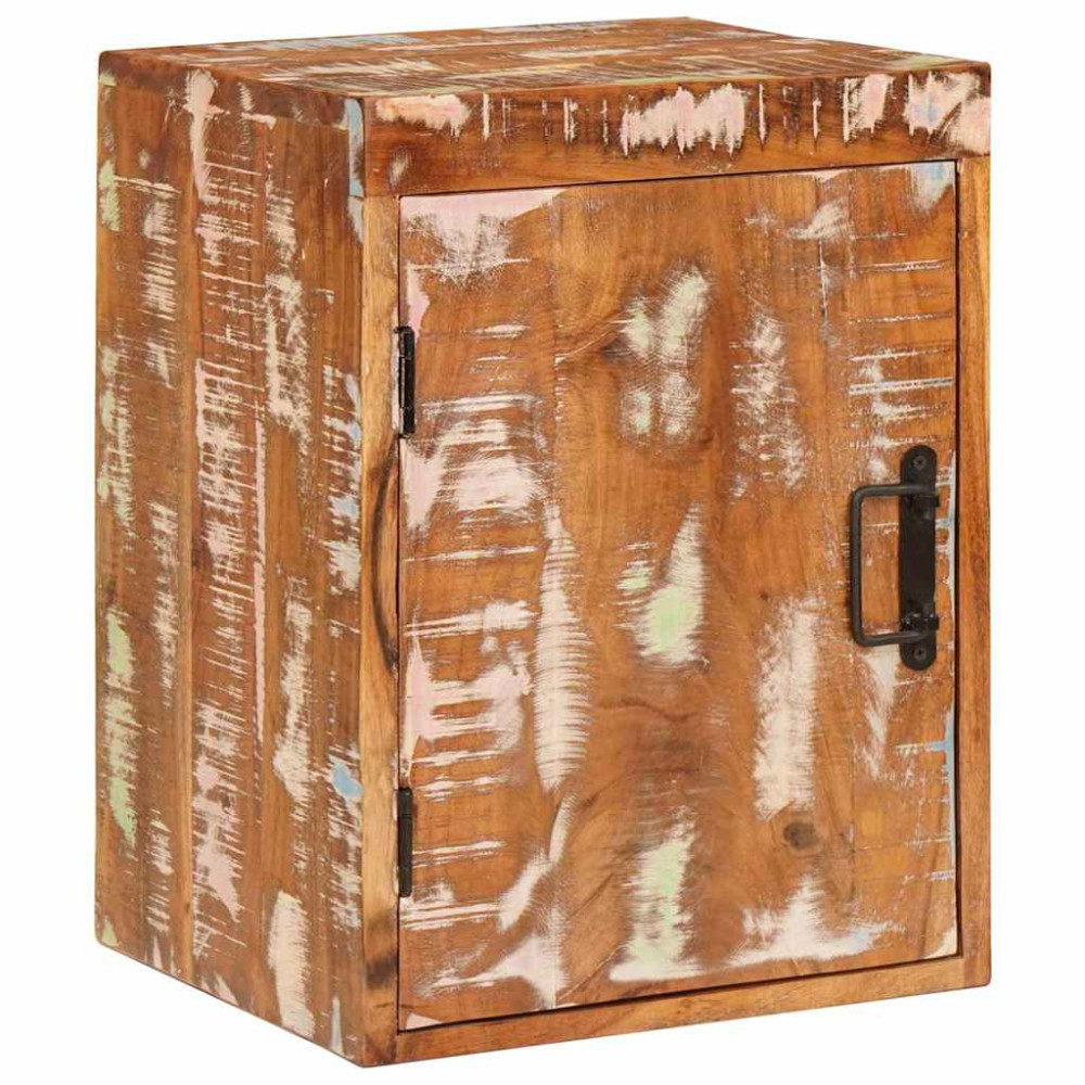 Produktbild för Sängbord Brun 35 x 33 x 48 cm Massivt återvunnet trä