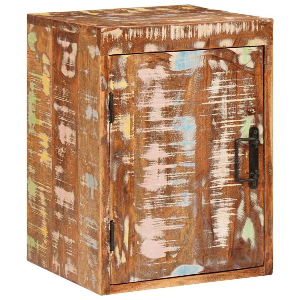Produktbild för Sängbord Brun 35 x 33 x 48 cm Massivt återvunnet trä