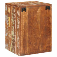Produktbild för Sängbord 2 pcs Brun 35 x 33 x 48 cm Massivt återvunnet trä