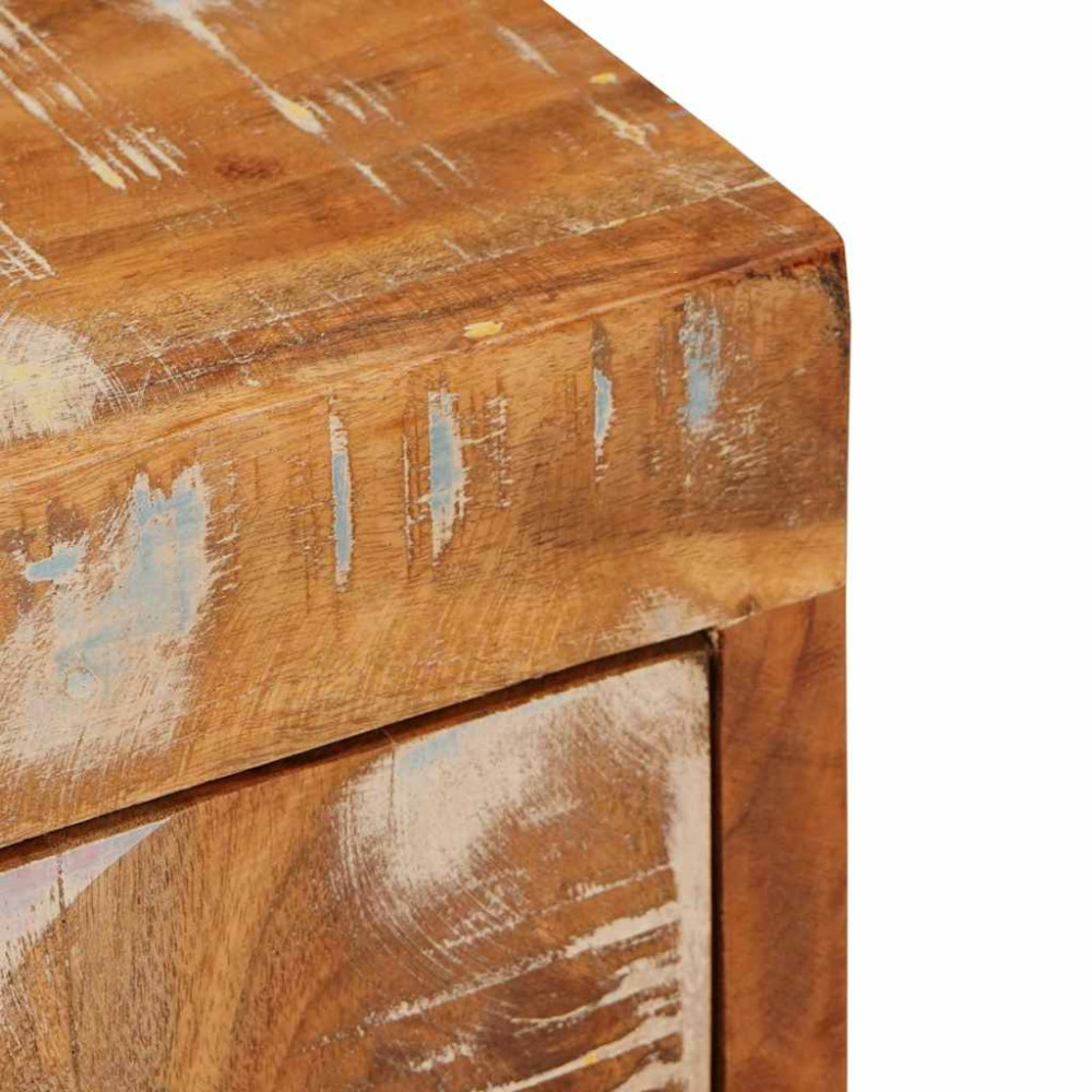 Produktbild för Sängbord 2 pcs Brun 35 x 33 x 48 cm Massivt återvunnet trä