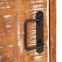 Produktbild för Sängbord 2 pcs Brun 35 x 33 x 48 cm Massivt återvunnet trä