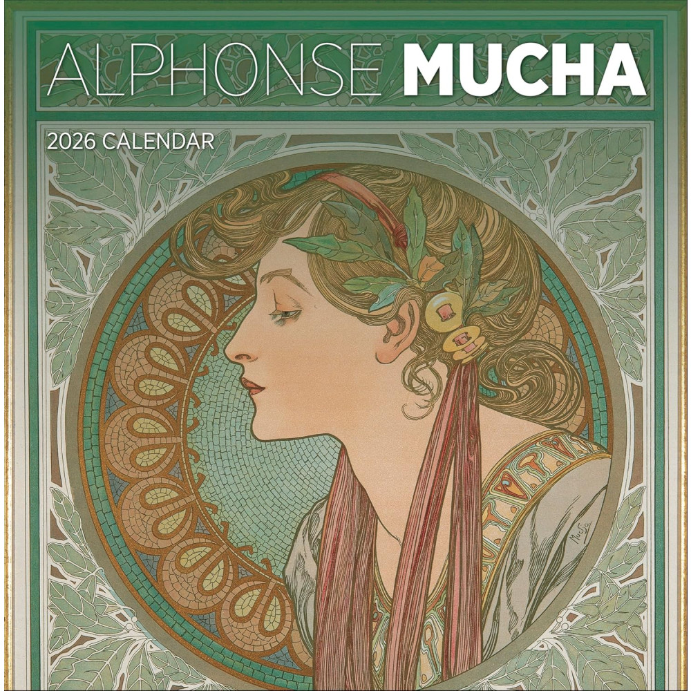 Produktbild för Alphonse Mucha : 2026 Wall Calendar