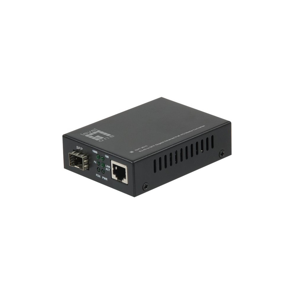 Produktbild för LevelOne GVT-2010 - fibermediekonverterare - 10Mb LAN, 100Mb LAN