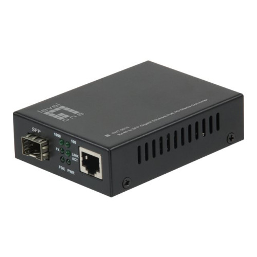 LevelOne LevelOne GVT-2010 - fibermediekonverterare - 10Mb LAN, 100Mb LAN