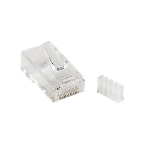 StarTech.com StarTech.com Modulär Cat 6 RJ45-kontakt för solidtråd - 50-pack - nätverkskontakt - klar