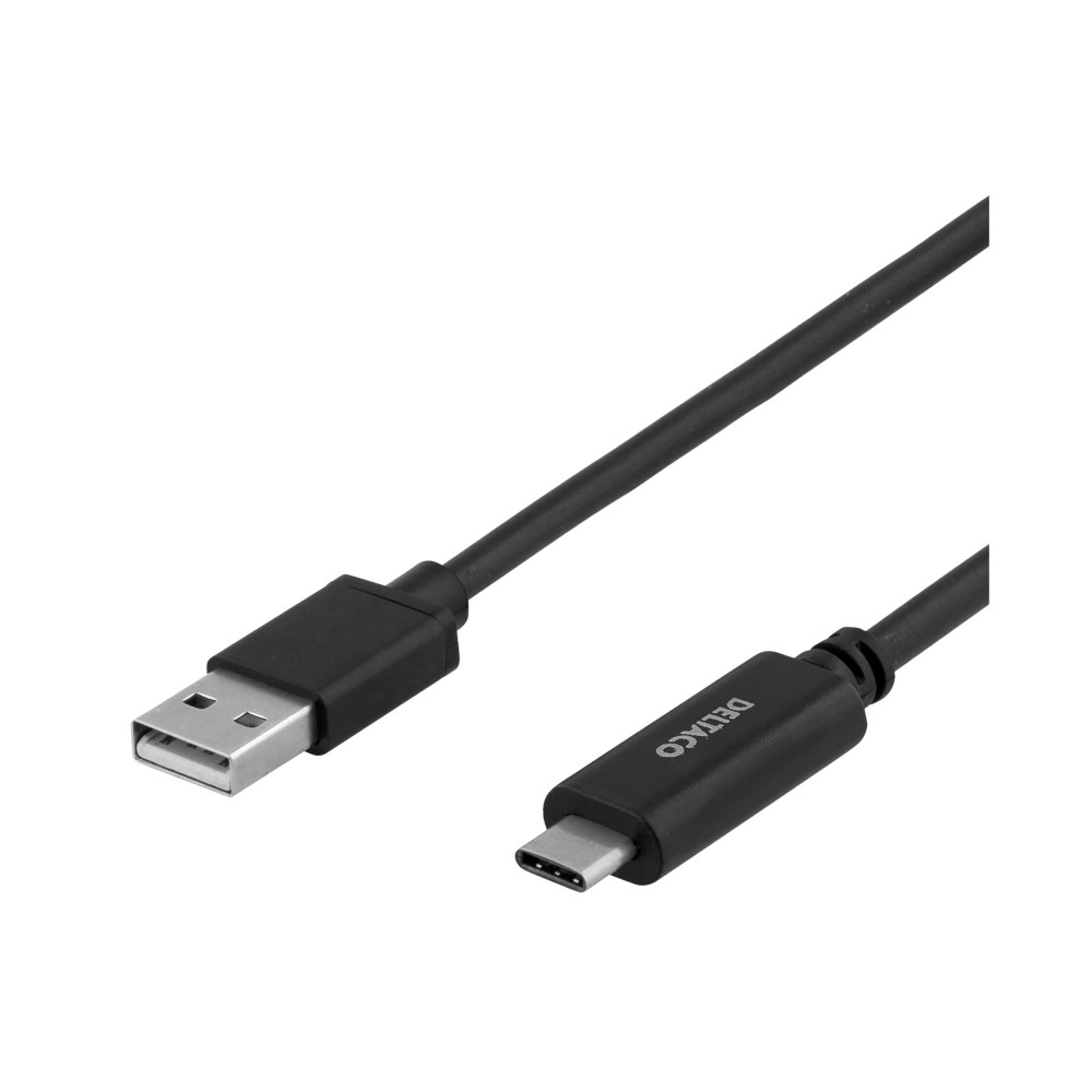 Produktbild för DELTACO - USB typ C-kabel - USB-C till USB - 2 m