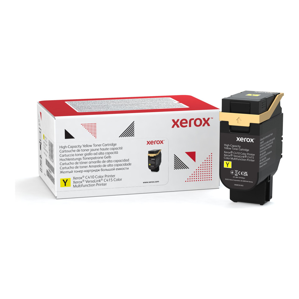 Produktbild för Xerox - hög kapacitet - gul - original - tonerkassett - Use and Return