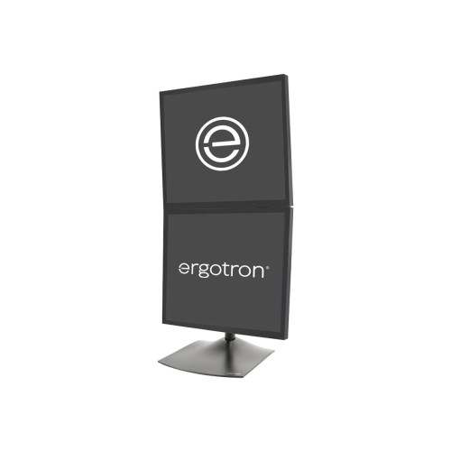 ERGOTRON Ergotron DS100 monteringssats - låg profil - för 2 LCD-bildskärmar - svart