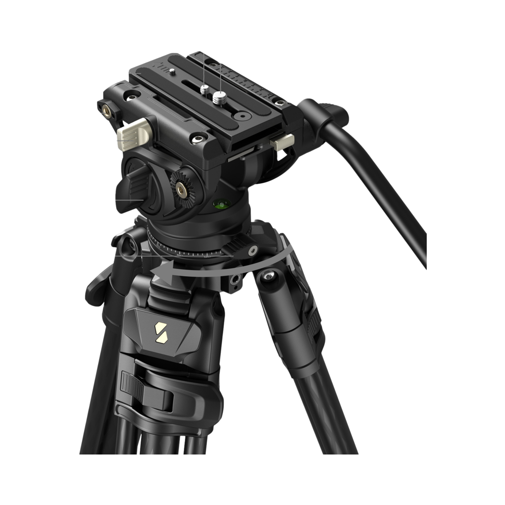 Produktbild för SmallRig 5201 Video Carbon Fiber Tripod Kit AD-50 Max