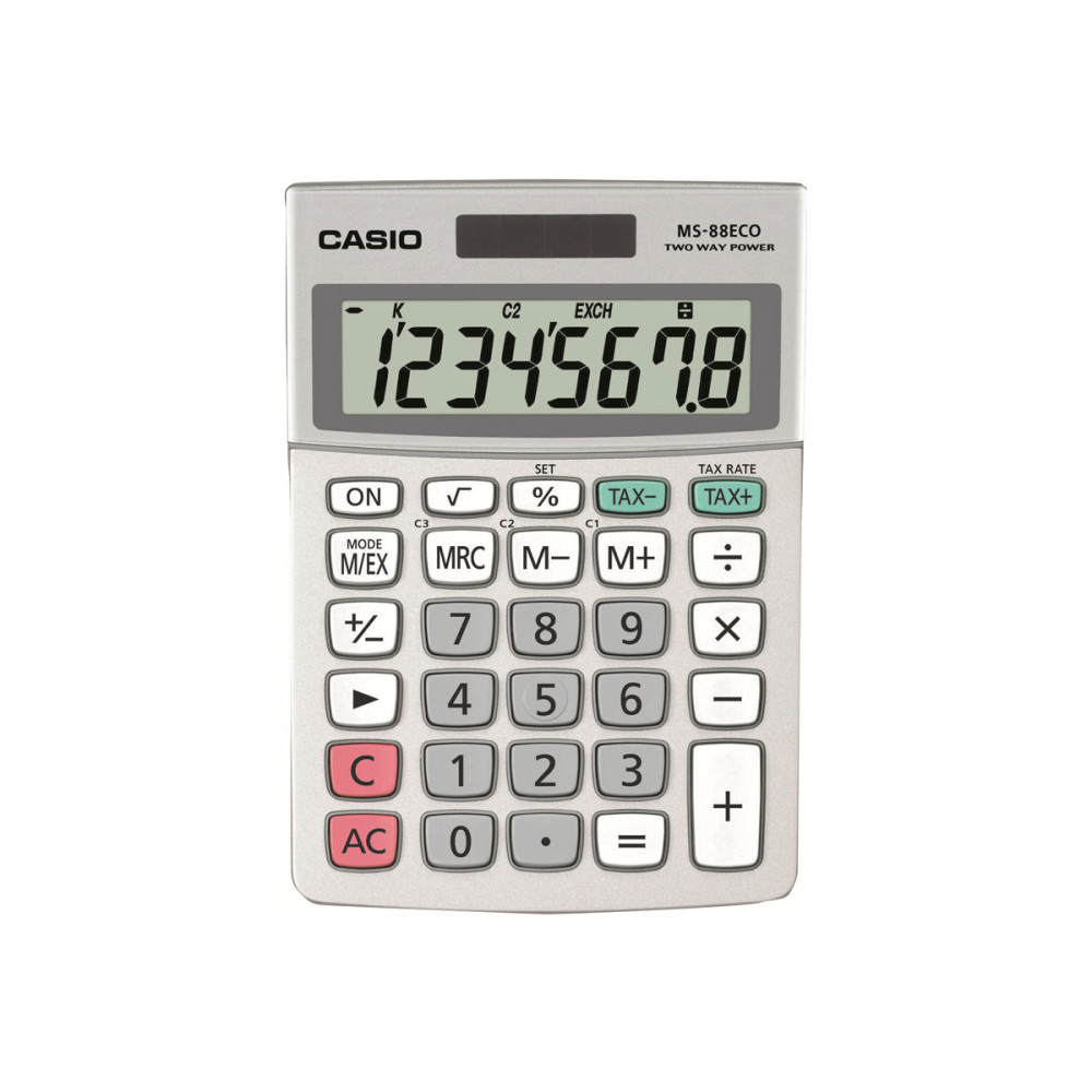 Produktbild för Casio MS-88ECO - skrivbordskalkylator