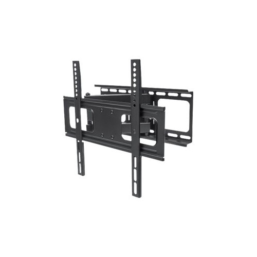 Manhattan Manhattan TV & Monitor Mount (Clearance Pricing), Wall, Full Motion, 1 screen, Screen Sizes: 32-55", Black, VESA 200x200 to 400x400mm, Max 50kg, LFD, Tilt & Swivel with 3 Pivots, Lifetime Warranty konsol - för LCD-TV - svart