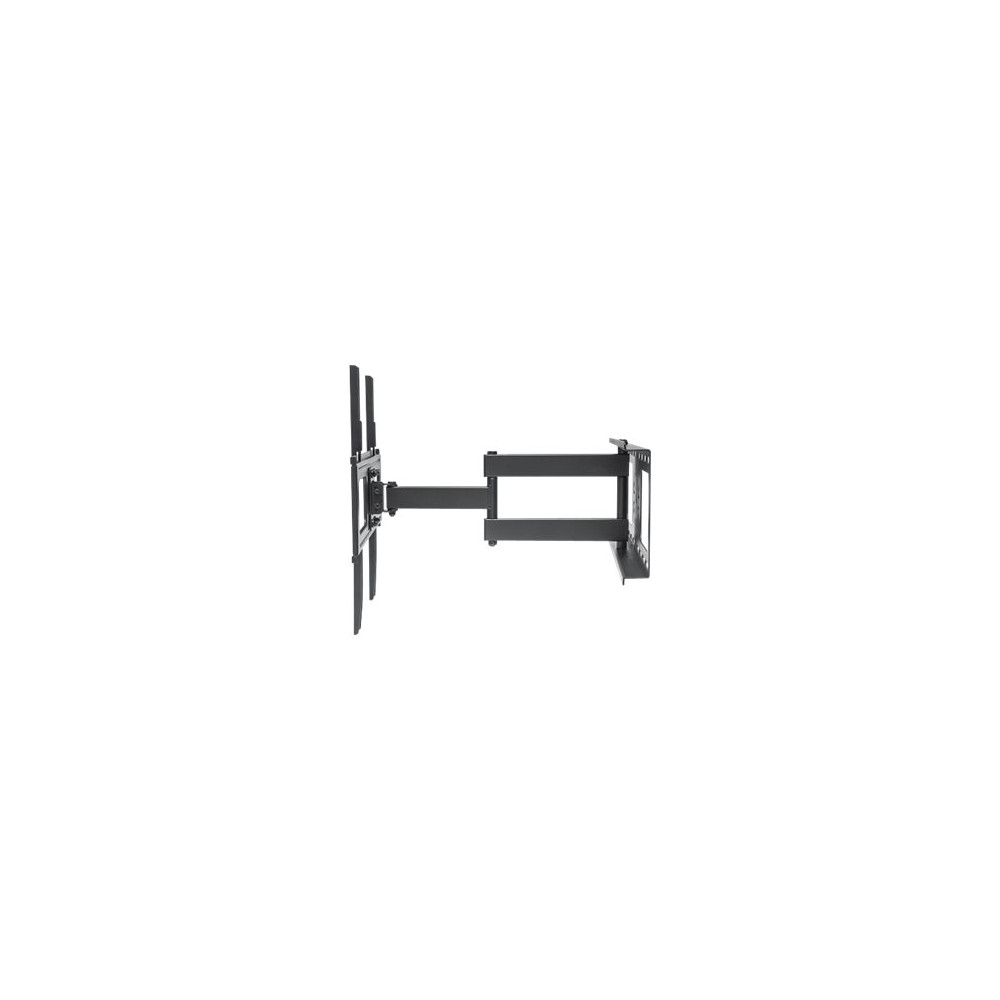 Produktbild för Manhattan TV & Monitor Mount (Clearance Pricing), Wall, Full Motion, 1 screen, Screen Sizes: 32-55", Black, VESA 200x200 to 400x400mm, Max 50kg, LFD, Tilt & Swivel with 3 Pivots, Lifetime Warranty konsol - för LCD-TV - svart
