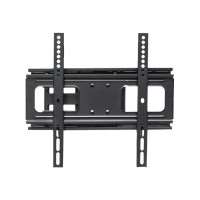 Produktbild för Manhattan TV & Monitor Mount (Clearance Pricing), Wall, Full Motion, 1 screen, Screen Sizes: 32-55", Black, VESA 200x200 to 400x400mm, Max 50kg, LFD, Tilt & Swivel with 3 Pivots, Lifetime Warranty konsol - för LCD-TV - svart