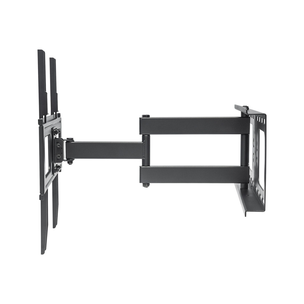 Produktbild för Manhattan TV & Monitor Mount (Clearance Pricing), Wall, Full Motion, 1 screen, Screen Sizes: 32-55", Black, VESA 200x200 to 400x400mm, Max 50kg, LFD, Tilt & Swivel with 3 Pivots, Lifetime Warranty konsol - för LCD-TV - svart