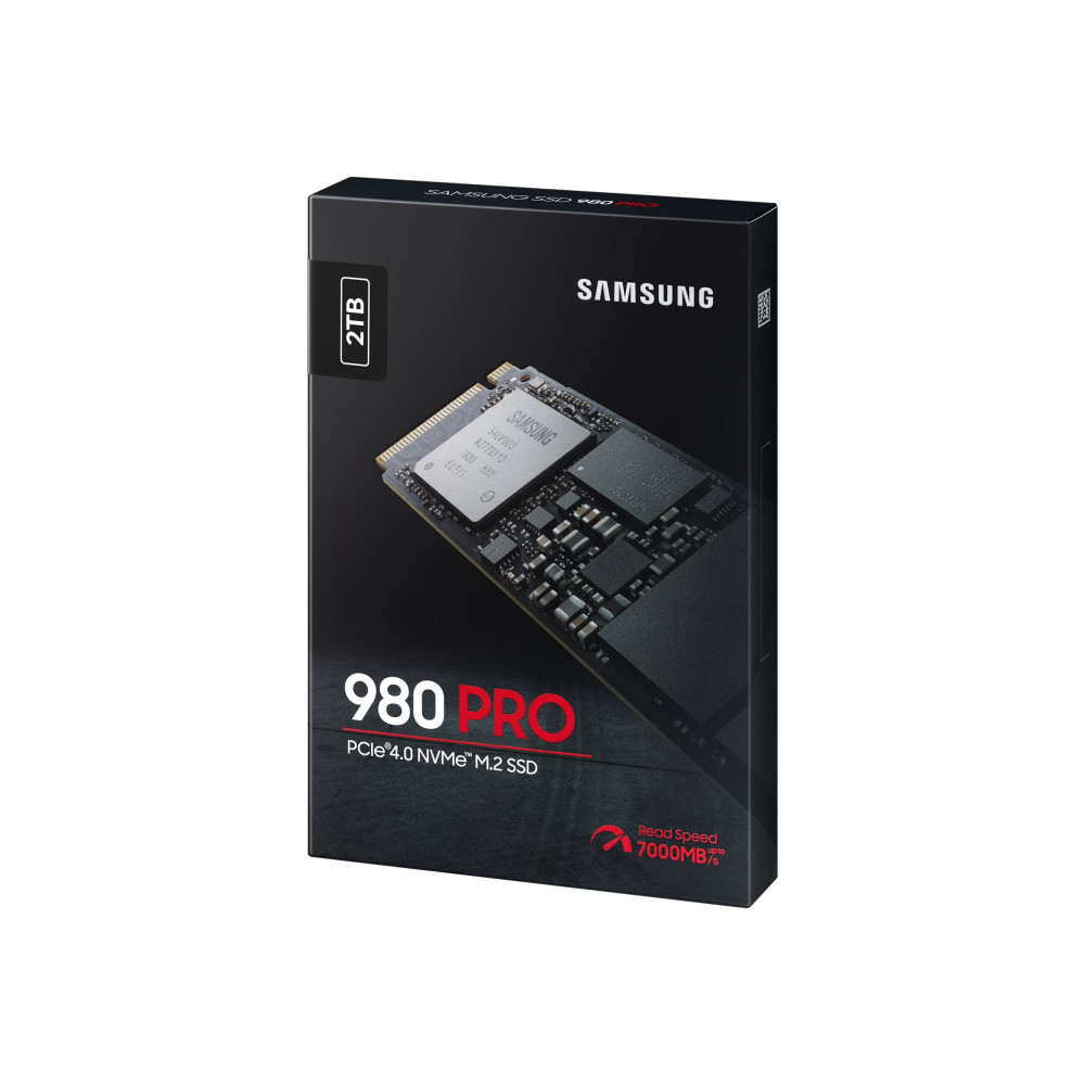 Produktbild för Samsung 980 PRO MZ-V8P2T0BW - SSD - 2 TB - PCIe 4.0 x4 (NVMe)