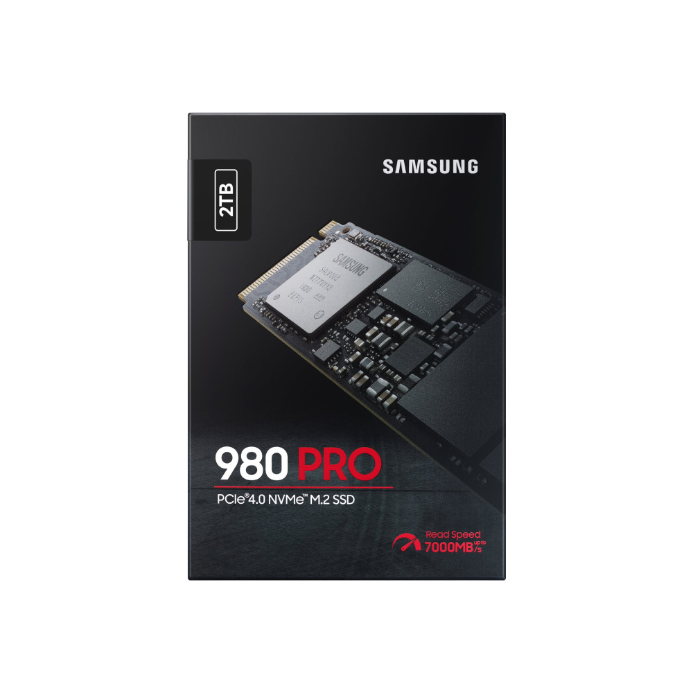Produktbild för Samsung 980 PRO MZ-V8P2T0BW - SSD - 2 TB - PCIe 4.0 x4 (NVMe)