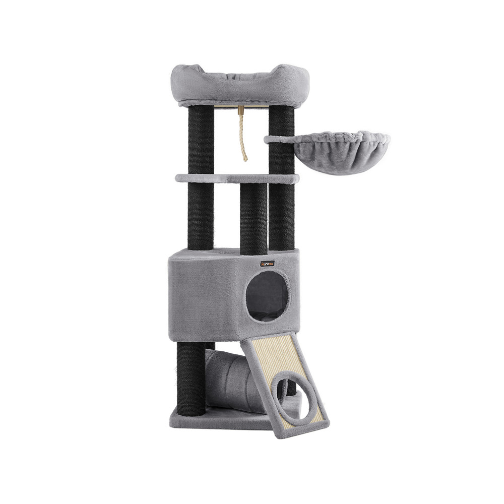Produktbild för Cat Tree Grey 50x50x141cm