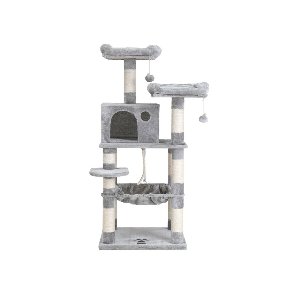Produktbild för Cat Tree Grey 143x55x45cm