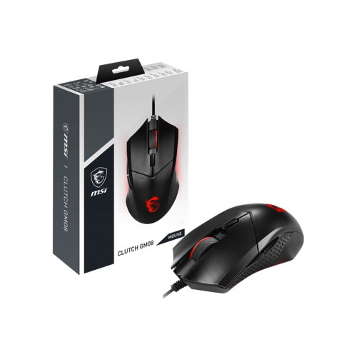 MSI MSI Clutch GM08 - mus - USB - svart