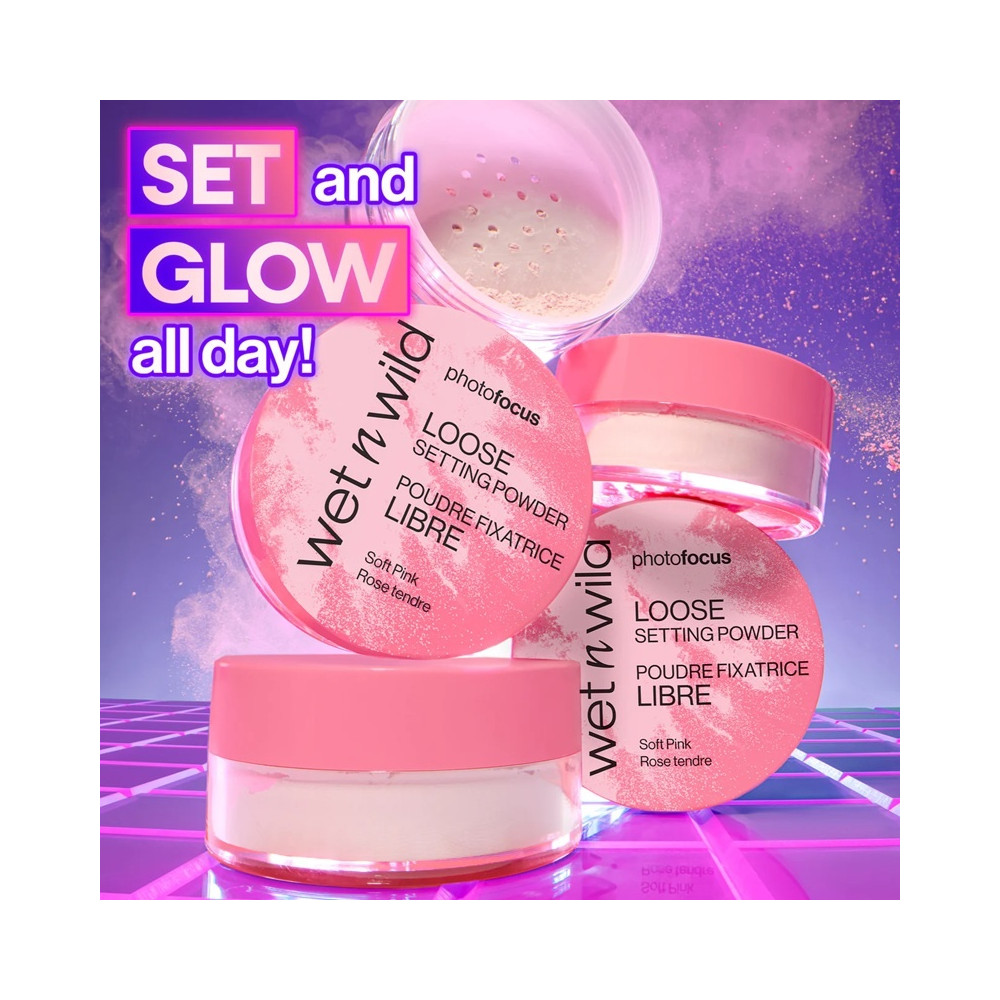 Produktbild för Photo Focus Loose Setting Powder Soft Pink 20g