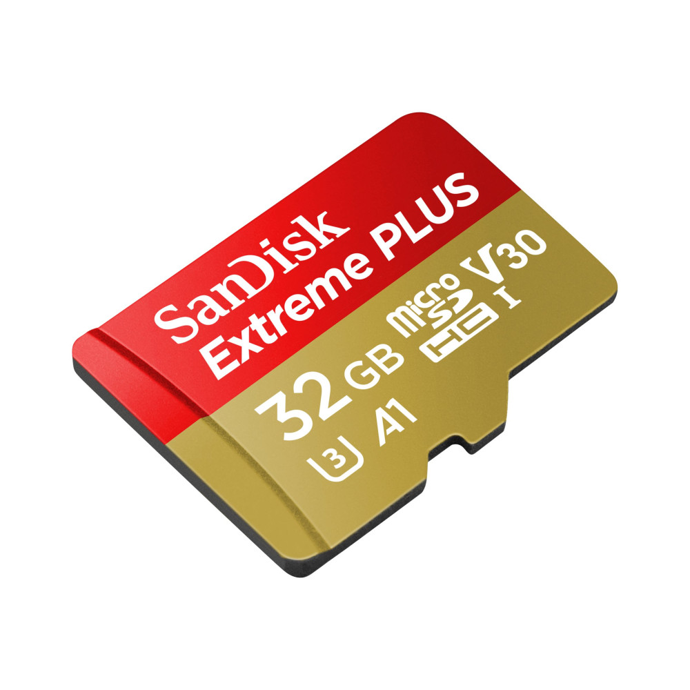 Produktbild för SanDisk Extreme PLUS - flash-minneskort - 32 GB - microSDHC UHS-I