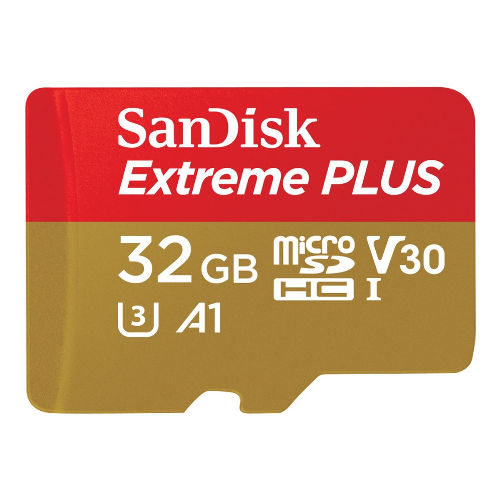 Produktbild för SanDisk Extreme PLUS - flash-minneskort - 32 GB - microSDHC UHS-I