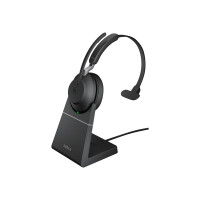 Produktbild för Jabra Evolve2 65 MS Mono - headset - USB-A - med laddningsställ
