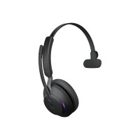 Produktbild för Jabra Evolve2 65 MS Mono - headset - USB-A - med laddningsställ
