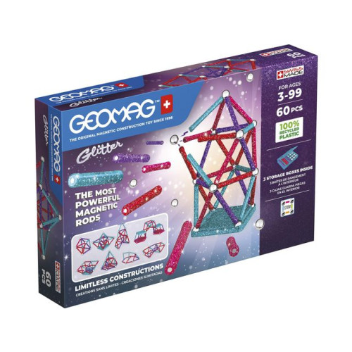 Geomag GEOMAG glitter 60 delar