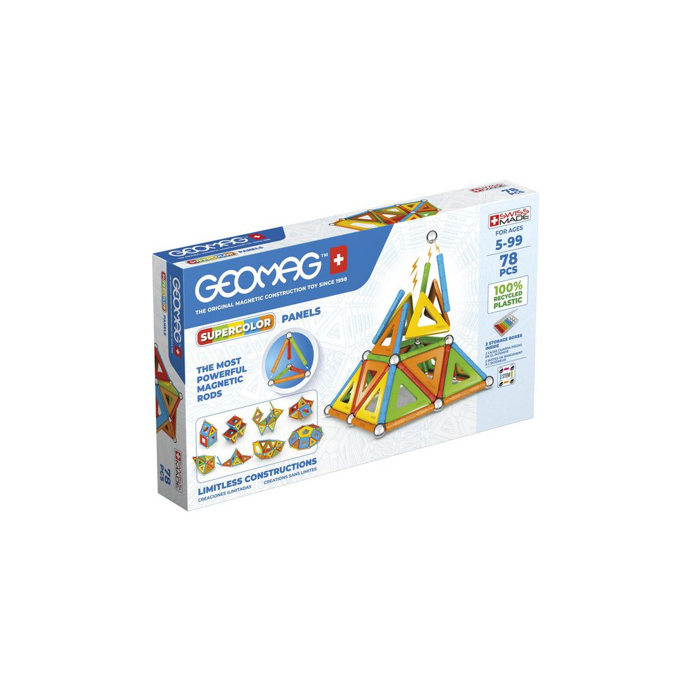 Produktbild för GEOMAG Supercolor recycled 78 delar