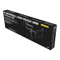 Produktbild för Multibrackets M Universal Long Reach Arm fäste - för platt panel - svart