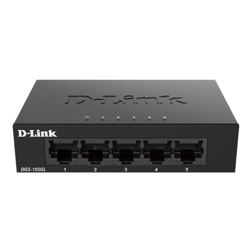 D-Link D-Link DGS 105GL - switch - 5 portar - ohanterad