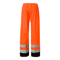 Produktbild för 182 Rain Trousers Hi-Vis Fluorescent orange/black Unisex