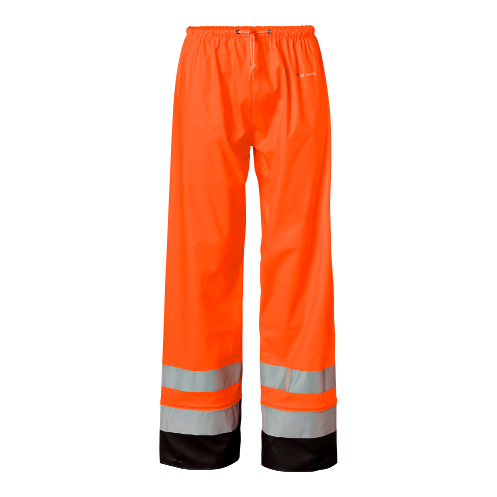 Produktbild för 182 Rain Trousers Hi-Vis Fluorescent orange/black Unisex