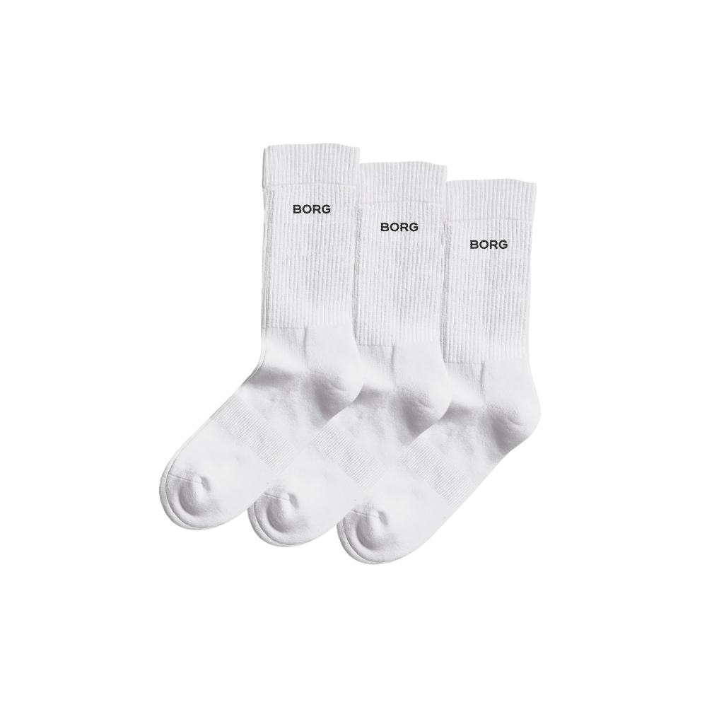 Produktbild för Essential Crew 3-p Socks White Unisex