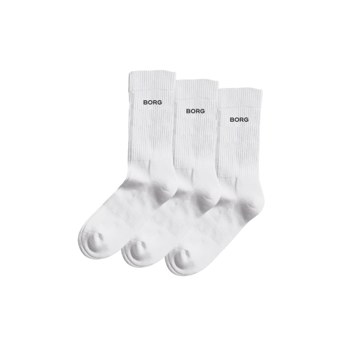 Björn Borg Essential Crew 3-p Socks White Unisex