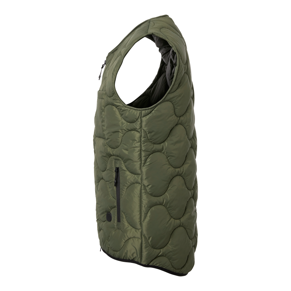 Produktbild för Beckey Puffer Vest Olive Male