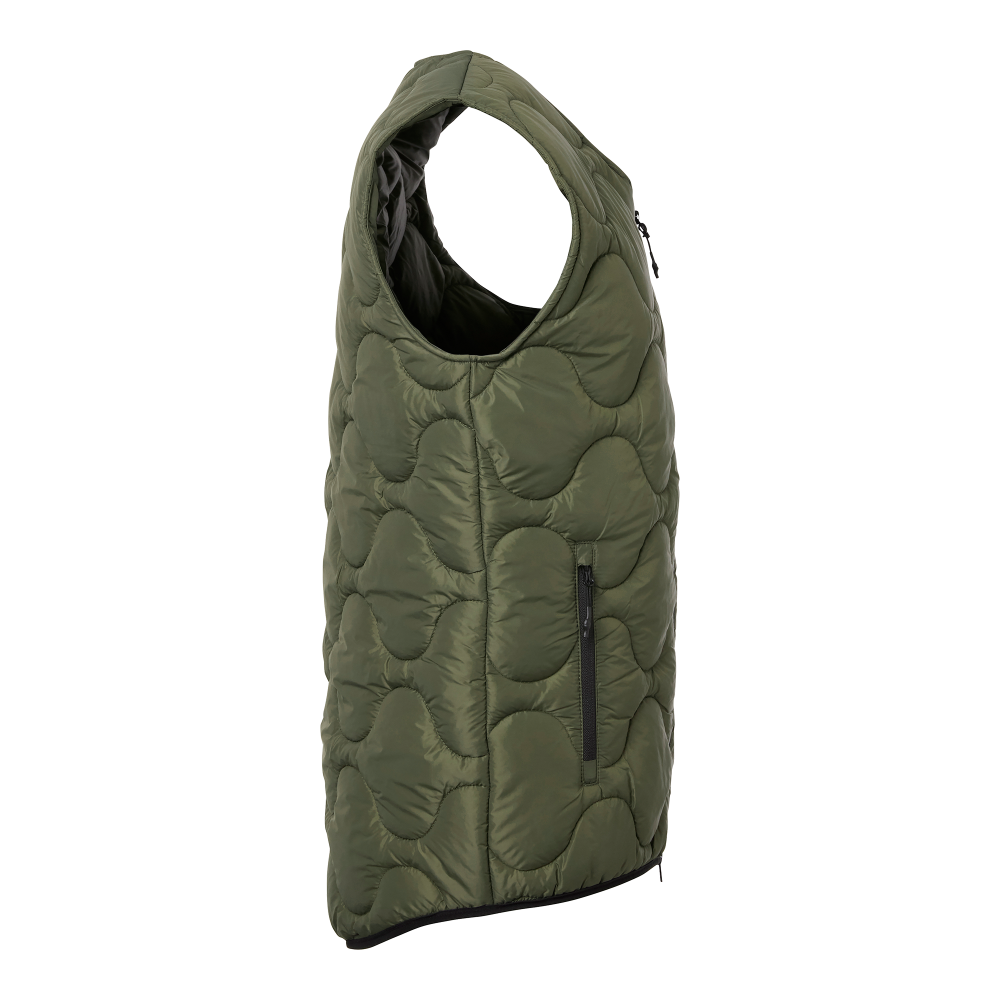 Produktbild för Beckey Puffer Vest Olive Male