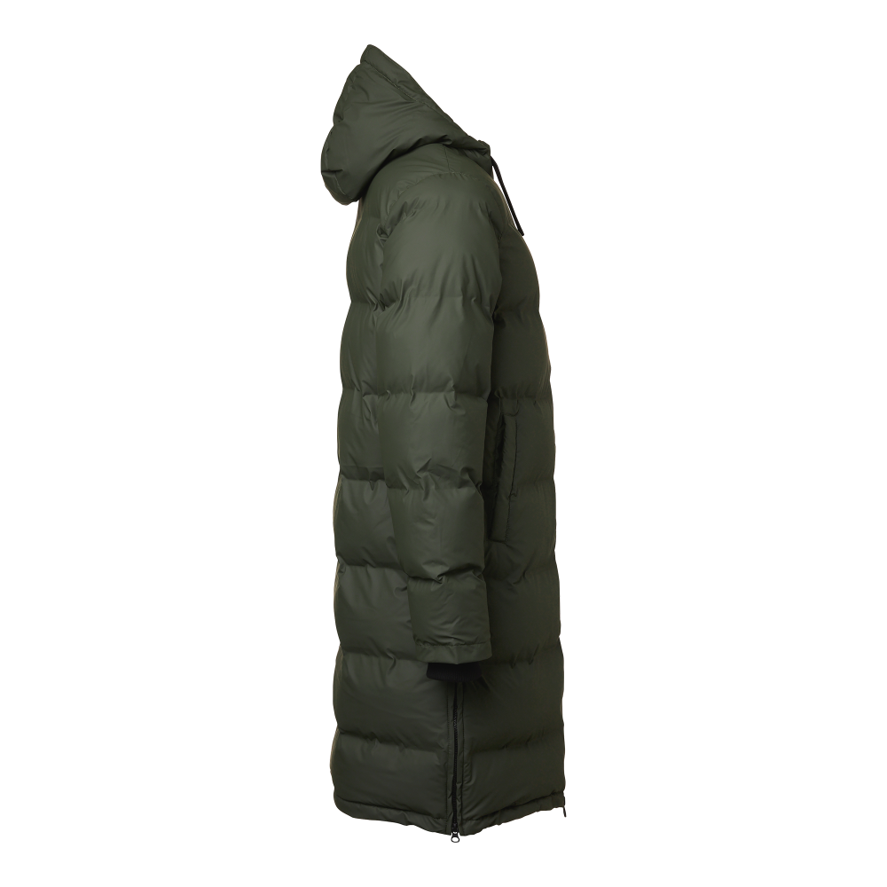 Produktbild för Shanna Long Padded Coat Dark olive Unisex