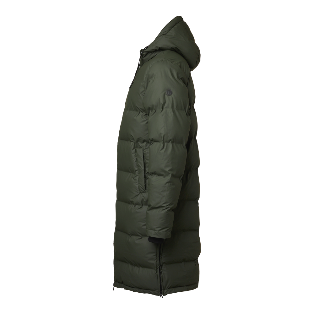 Produktbild för Shanna Long Padded Coat Dark olive Unisex