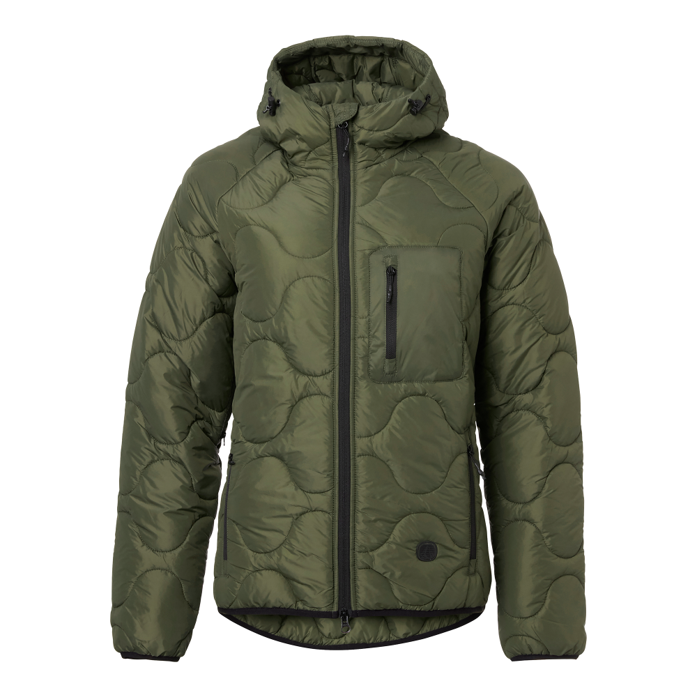 Produktbild för Honnold Puffer Jacket w Olive Female