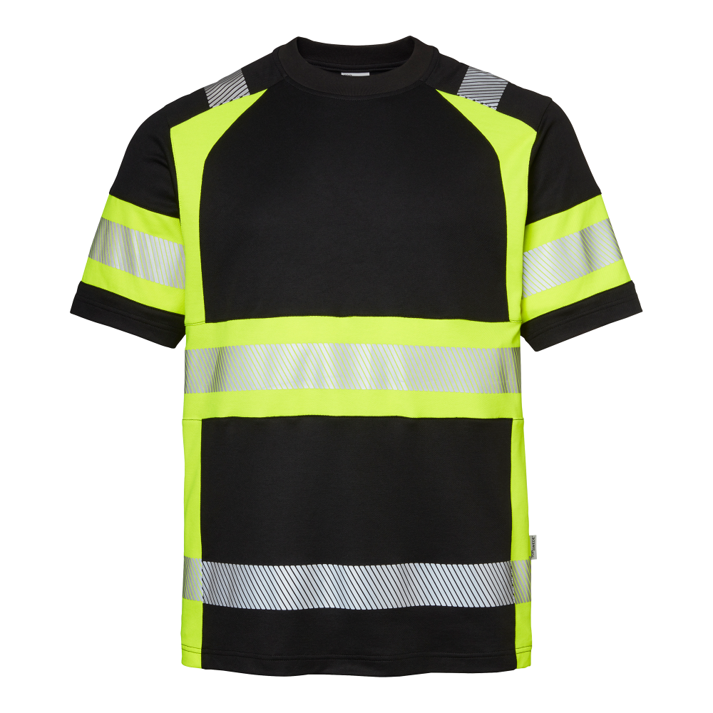 Produktbild för 600 T-shirt Black/fluorescent yellow Male
