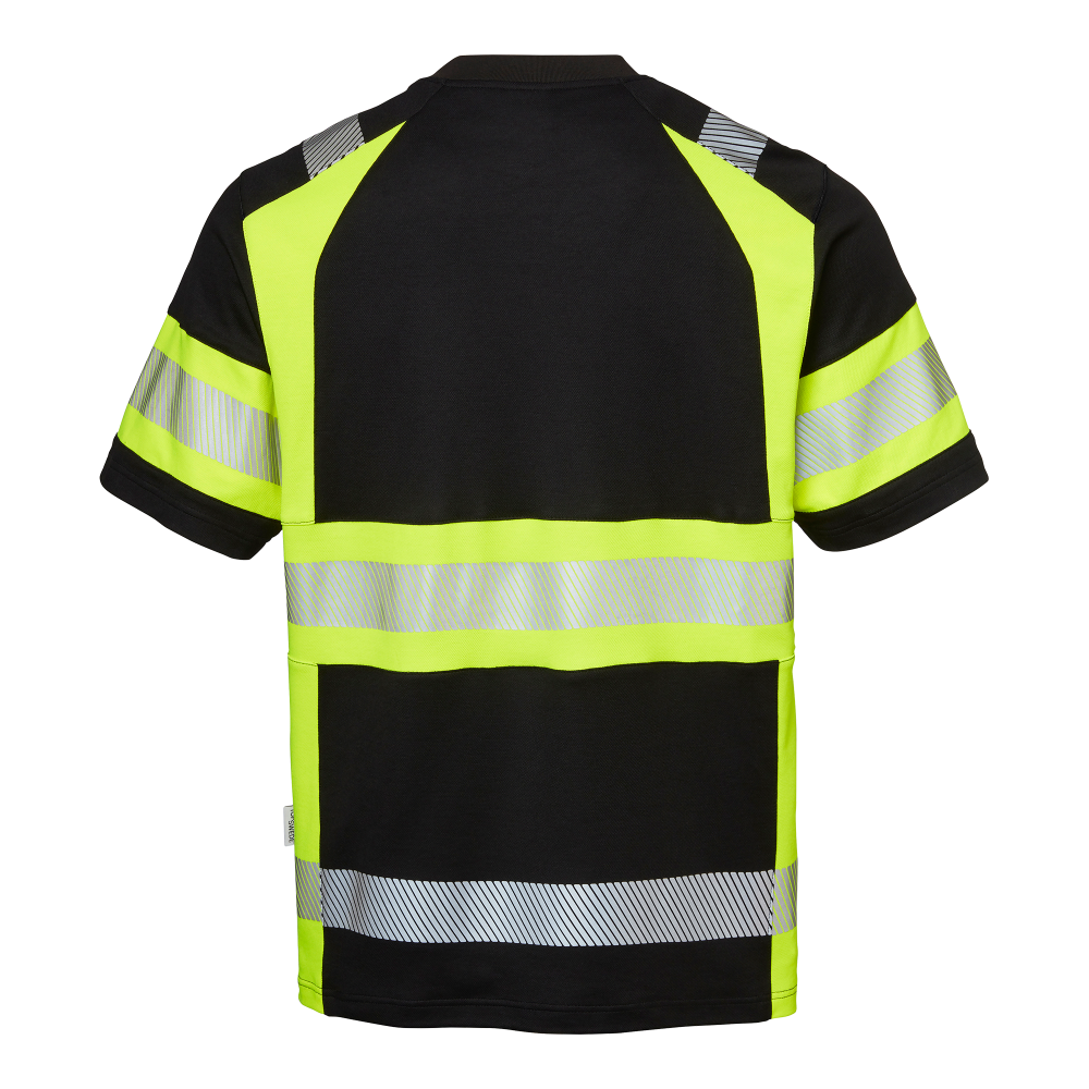 Produktbild för 600 T-shirt Black/fluorescent yellow Male