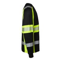 Produktbild för 601 LS T-shirt Black/fluorescent yellow Male