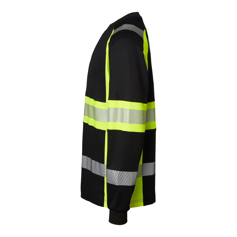 Produktbild för 601 LS T-shirt Black/fluorescent yellow Male