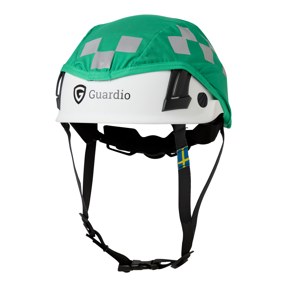 Produktbild för Ambulance Helmet Cover Green/reflective