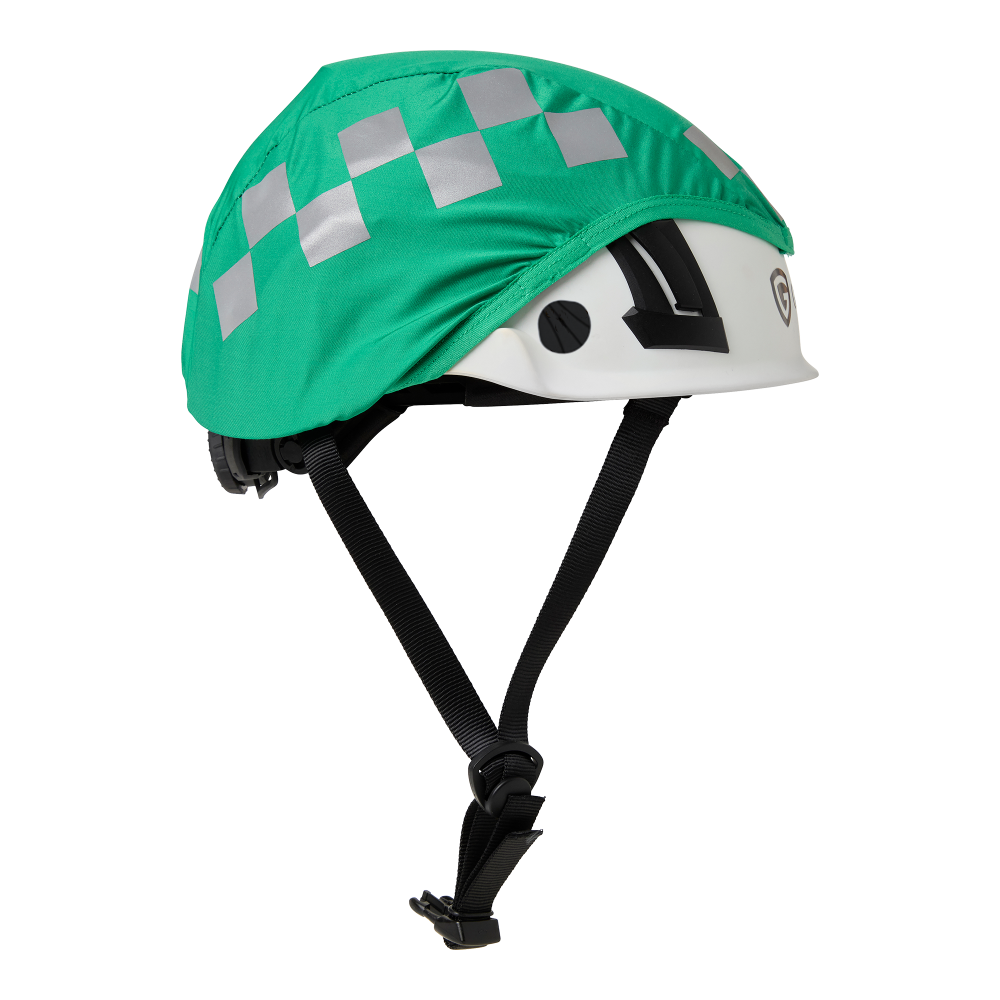 Produktbild för Ambulance Helmet Cover Green/reflective